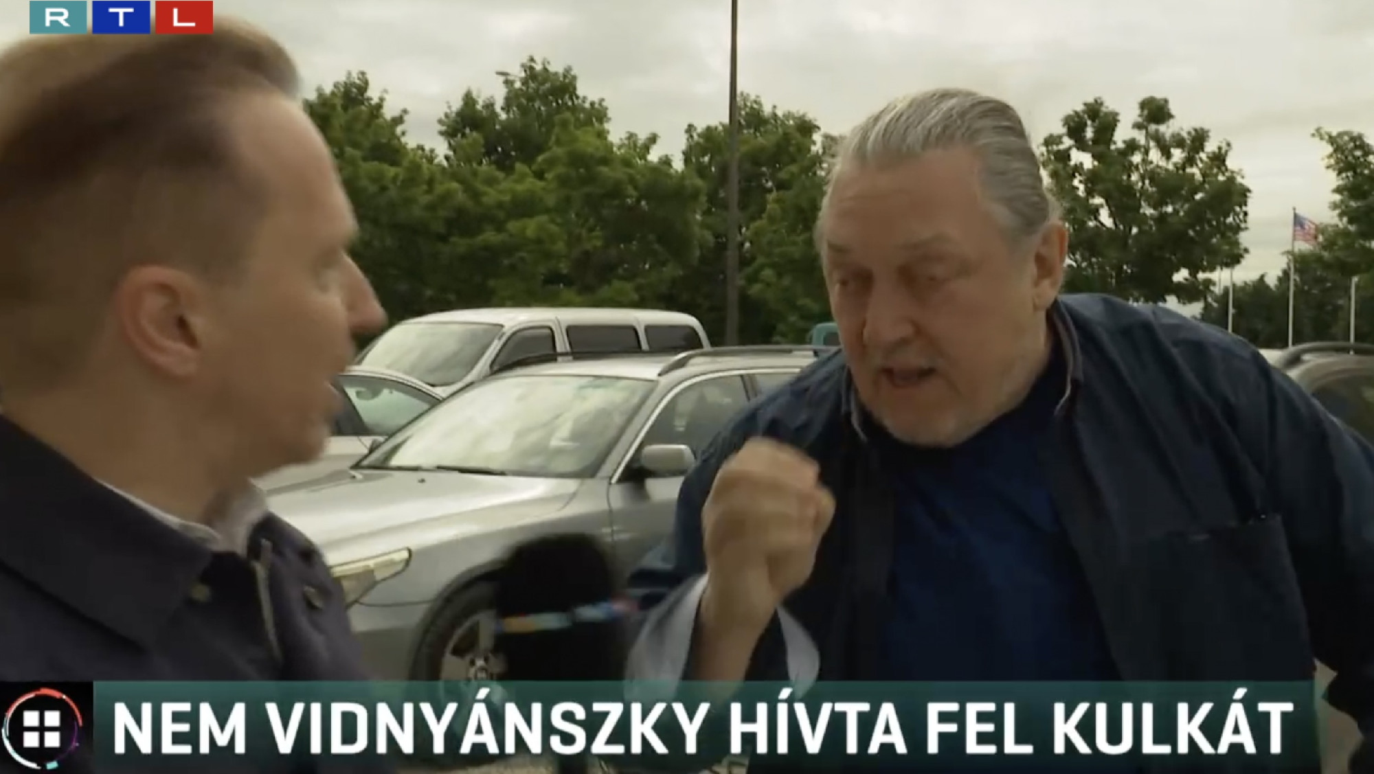 Üvöltve küldte el az RTL riporterét Vidnyánszky Attila
