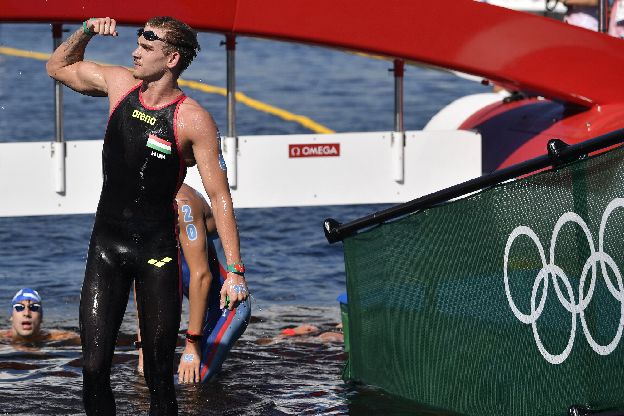 Rasovszky ezüstérmes 10 kilométeres nyílt vízi úszásban