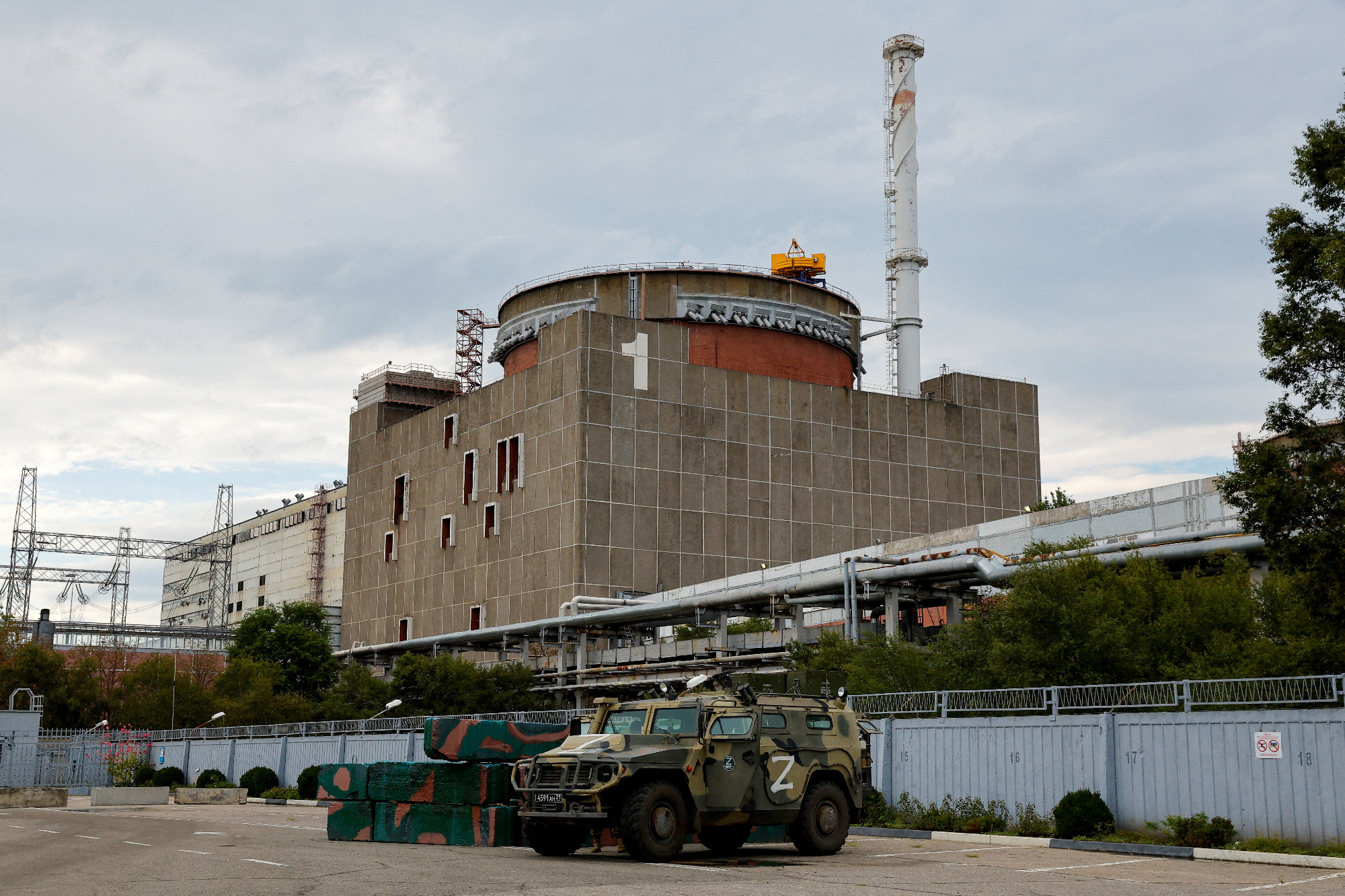 Az oroszok szerint ukrán támadás érte a zaporizzsjai atomerőművet