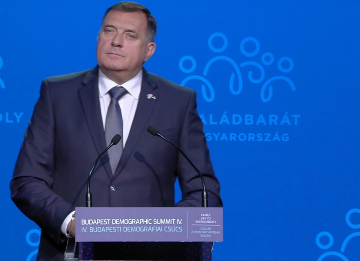 Milorad Dodik a Demográfiai Csúcson (Forrás: Mediaklikk)