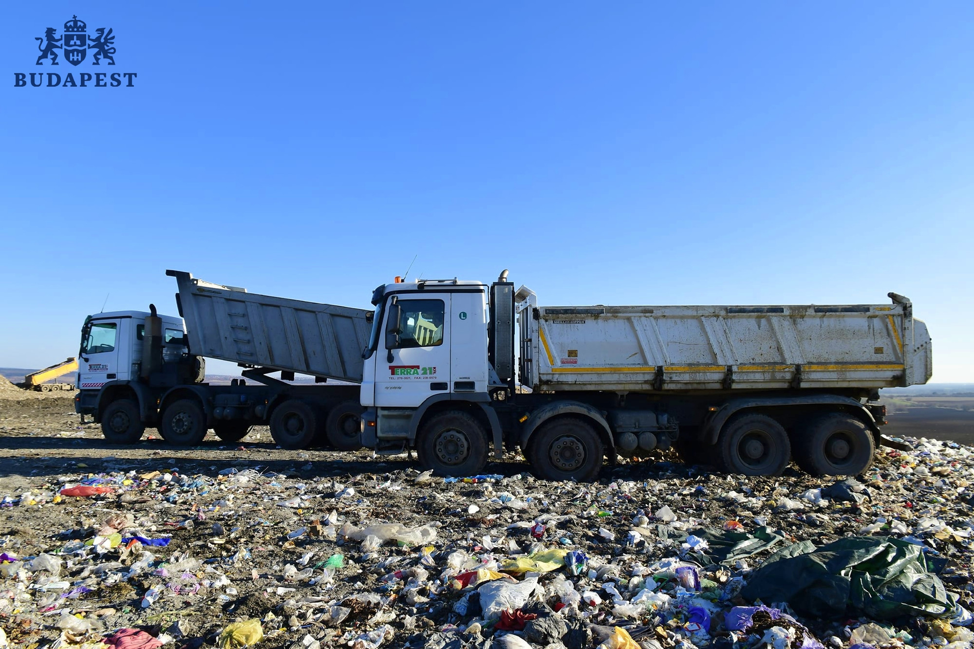 4100 tonna hulladékot visznek el a Tétényi-fennsíkról