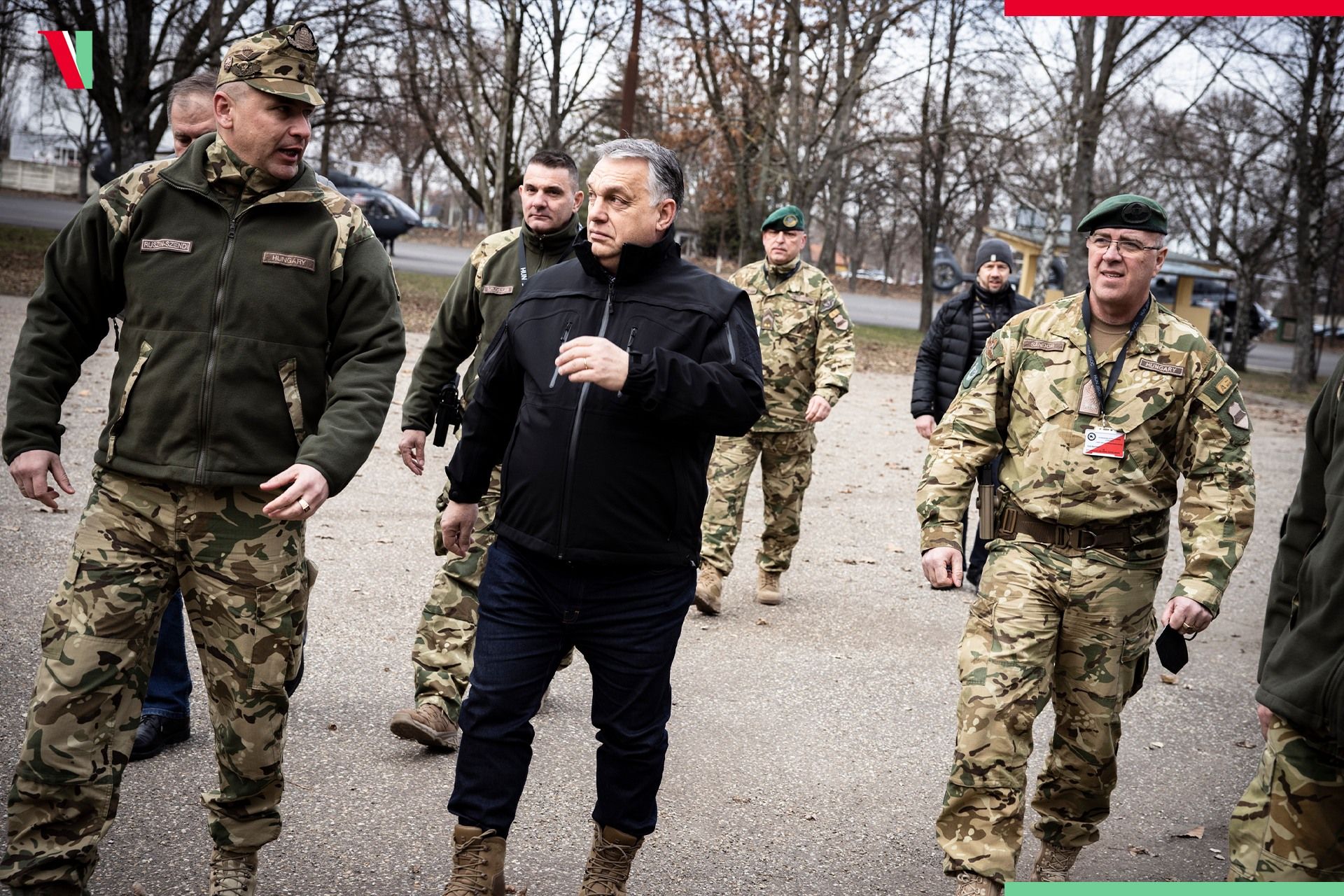 Kárpátaljai menekültekkel találkozott Orbán Viktor