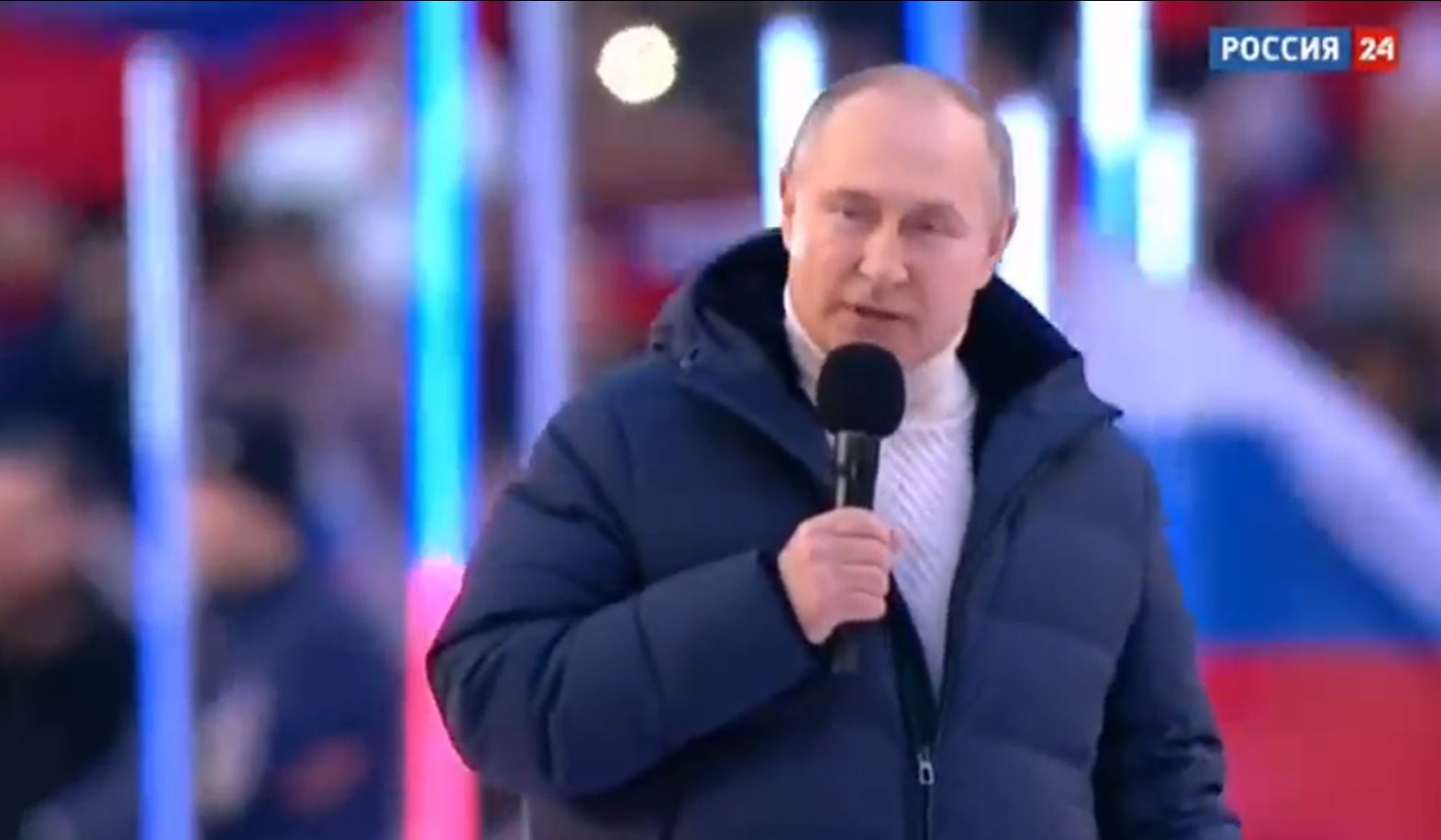 Megszakadt a tévéadás Putyin háborút éltető beszéde alatt