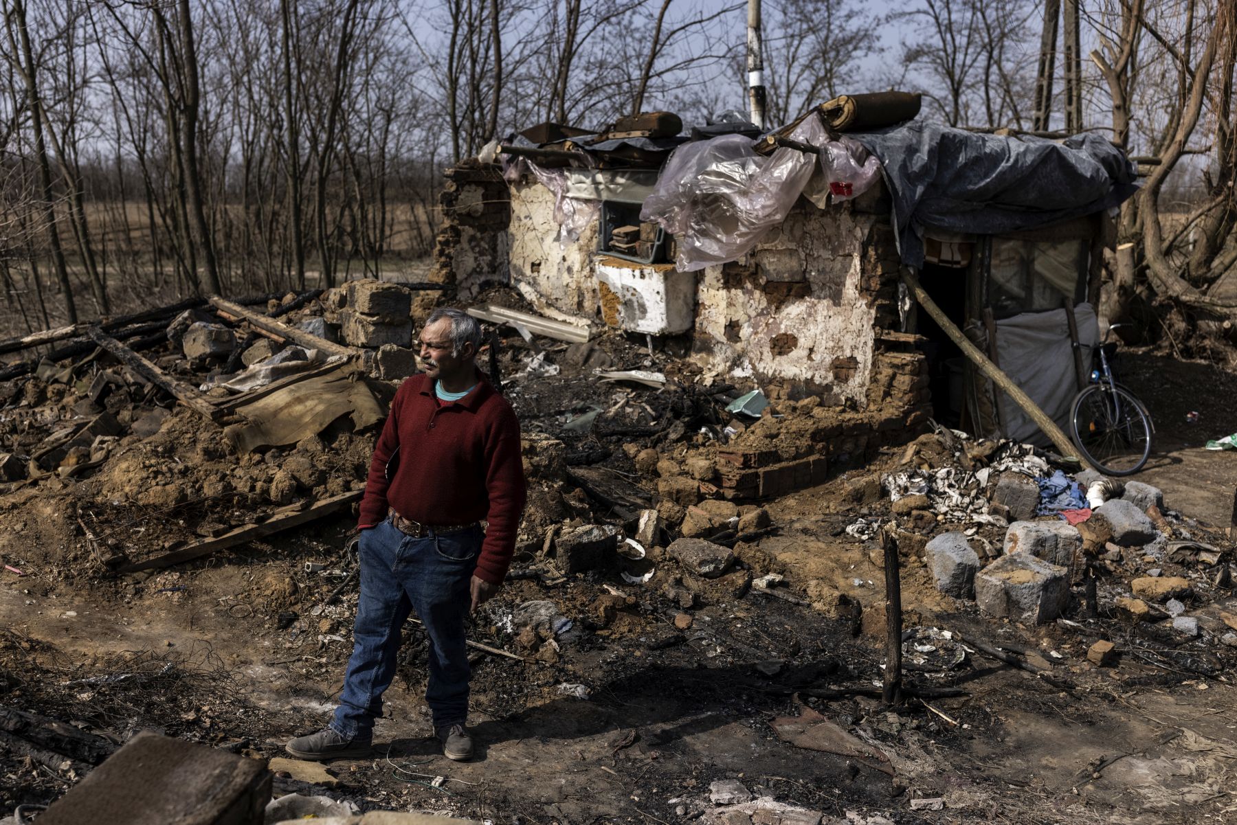Leégett háza gerendáival tüzel a szabolcsi falu legszegényebb lakója
