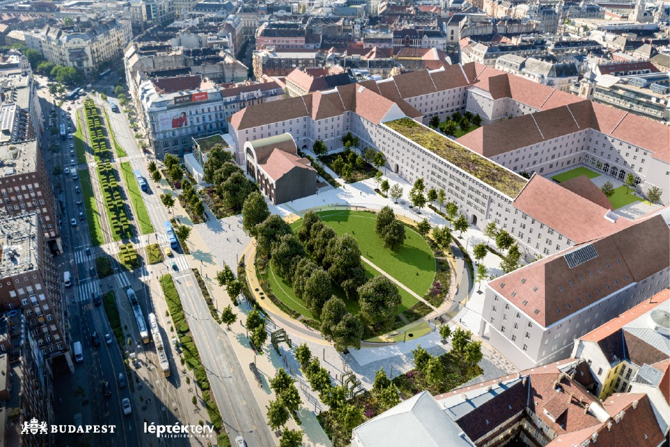 Ilyen lesz a budapesti Városháza Park