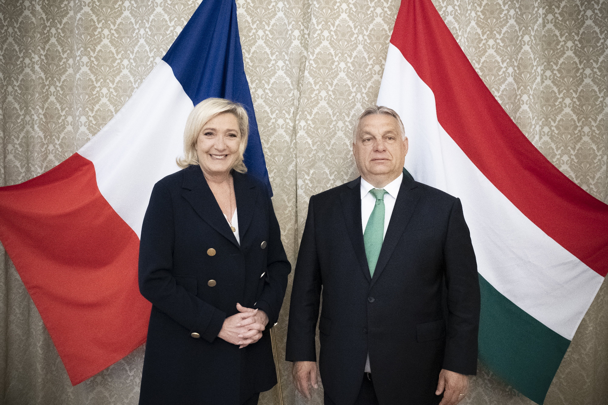 Orbán Viktor Párizsban tárgyalt Marine Le Pennel