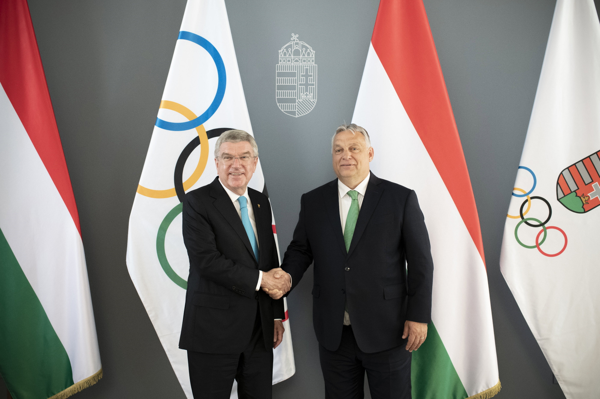 Orbán Viktor a Nemzetközi Olimpiai Bizottság elnökével tárgyalt