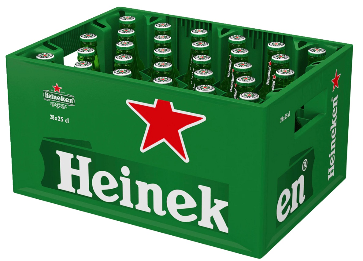 Vigyázat: üvegforgácsok lehetnek a kis üveges Heinekenben