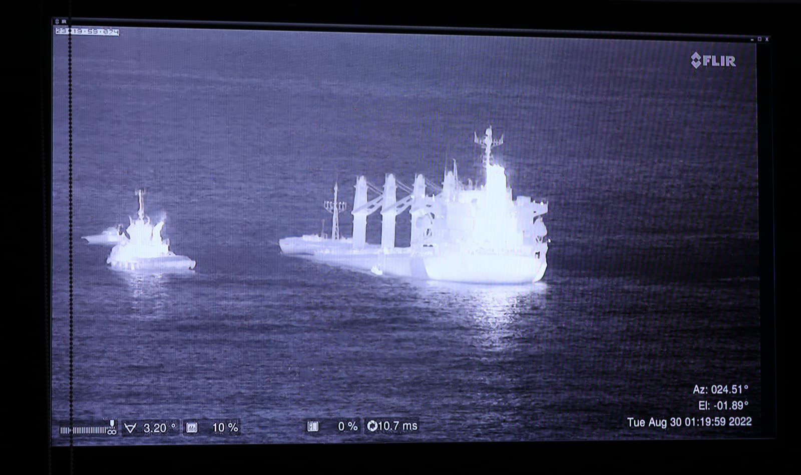 Olajszállító hajó ütközött gázszállítóval Gibraltárnál