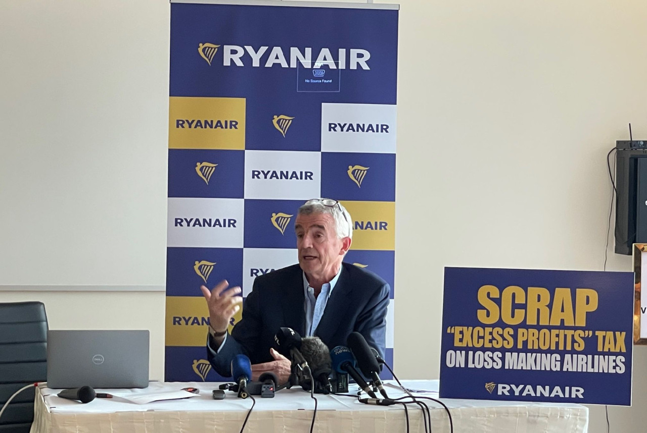 Michael O'Leary, a Ryanair vezérigazgatója (Fotó: Magyar Hang/Lukács Csaba)