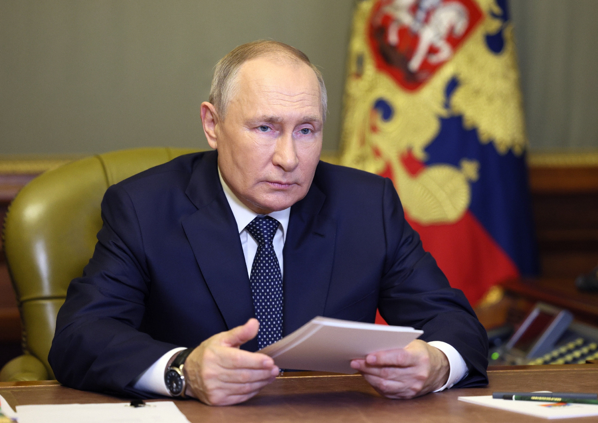 Megszólalt Putyin a Kijevet ért orosz rakétacsapásokról
