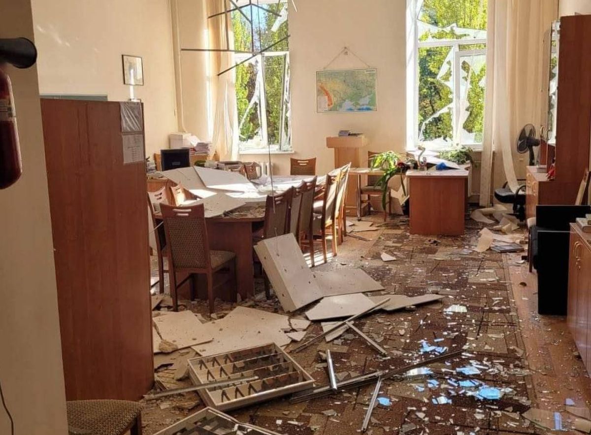 A Kijevi Egyetem orosz tanszékét is lebombázták Putyin katonái