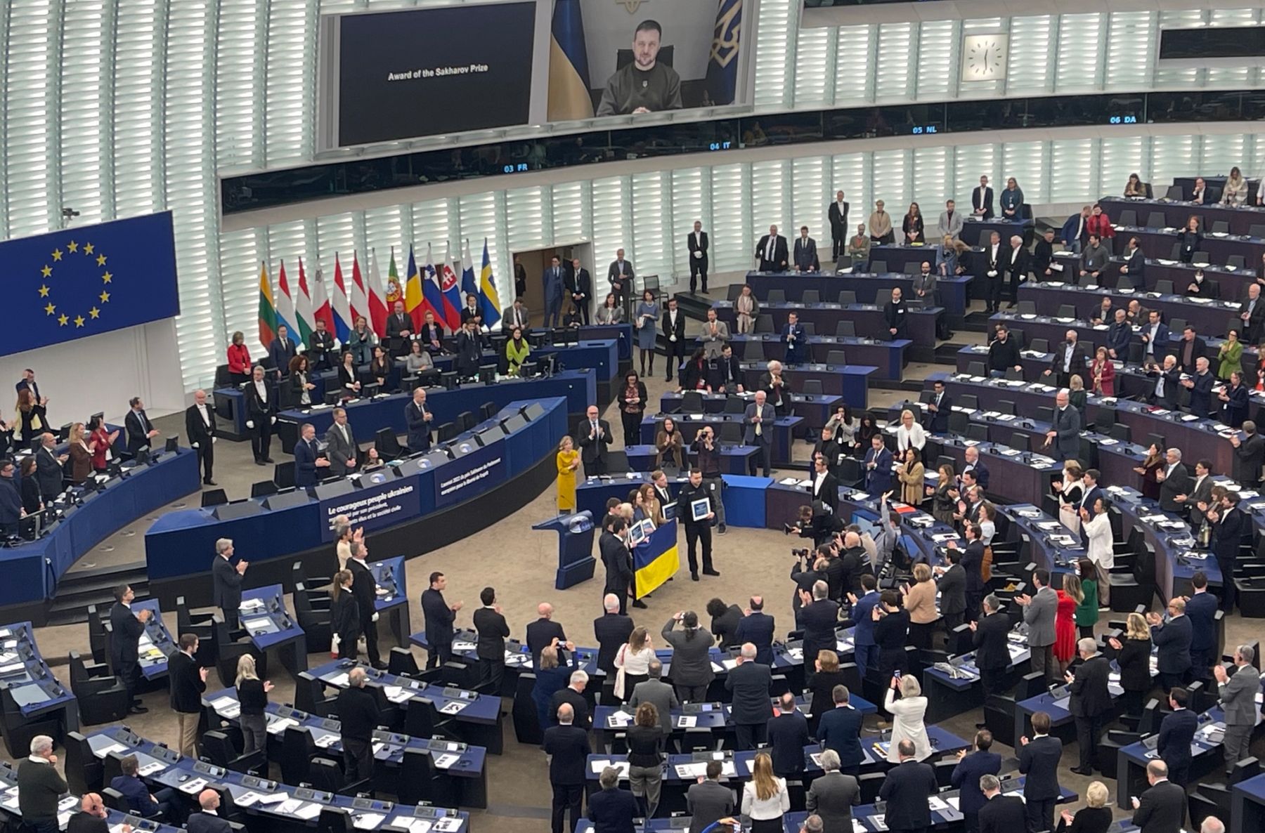 Ukrajna bátor népét tüntette ki az Európai Parlament