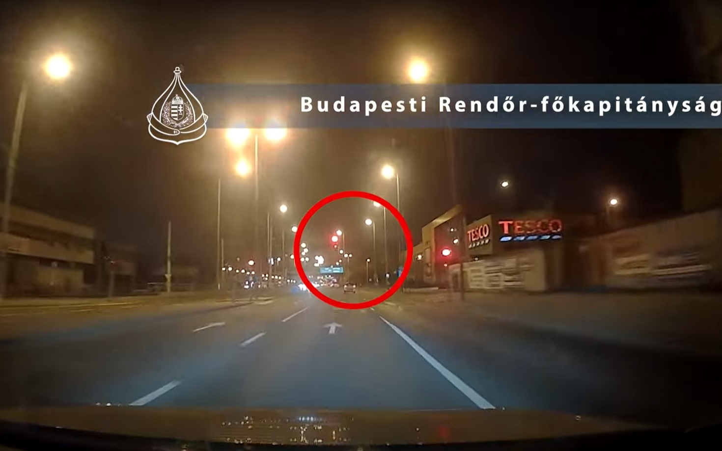 Videót tett közzé a rendőrség a budapesti autós üldözésről