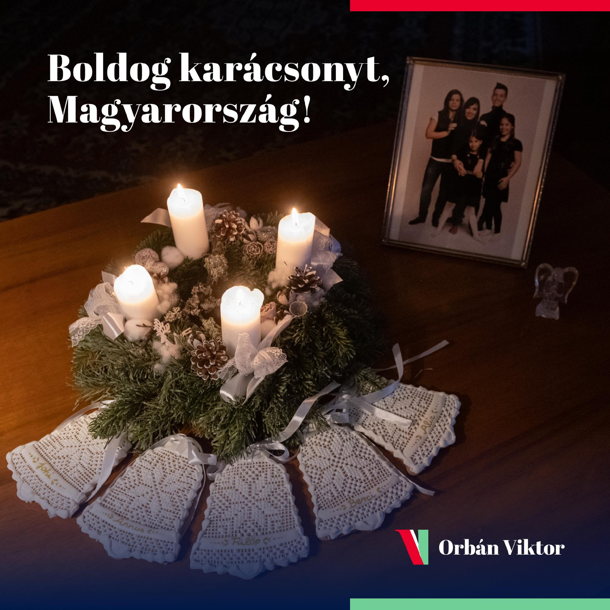 Így kívánt boldog karácsonyt Orbán Viktor 