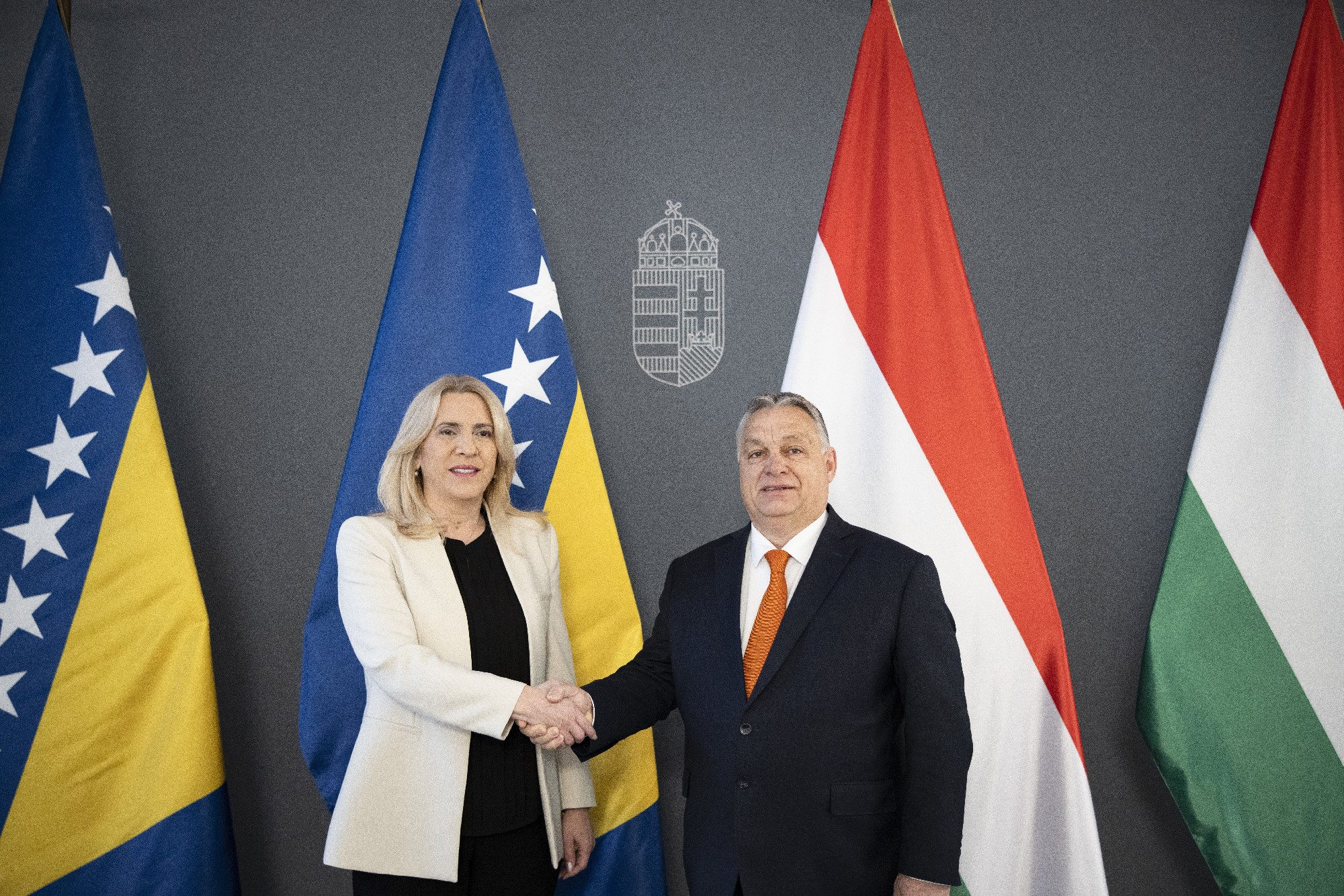 A biztonságról tárgyalt Orbán Viktor Bosznia soros elnökével