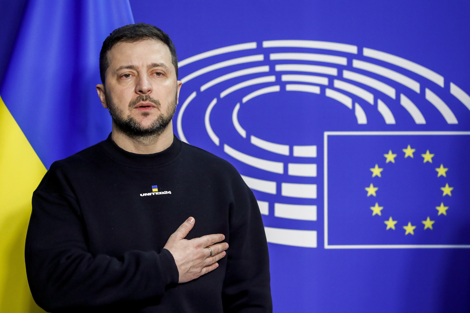 Zelenszkij Brüsszelben: nem engedjük az európai értékek elpusztítását