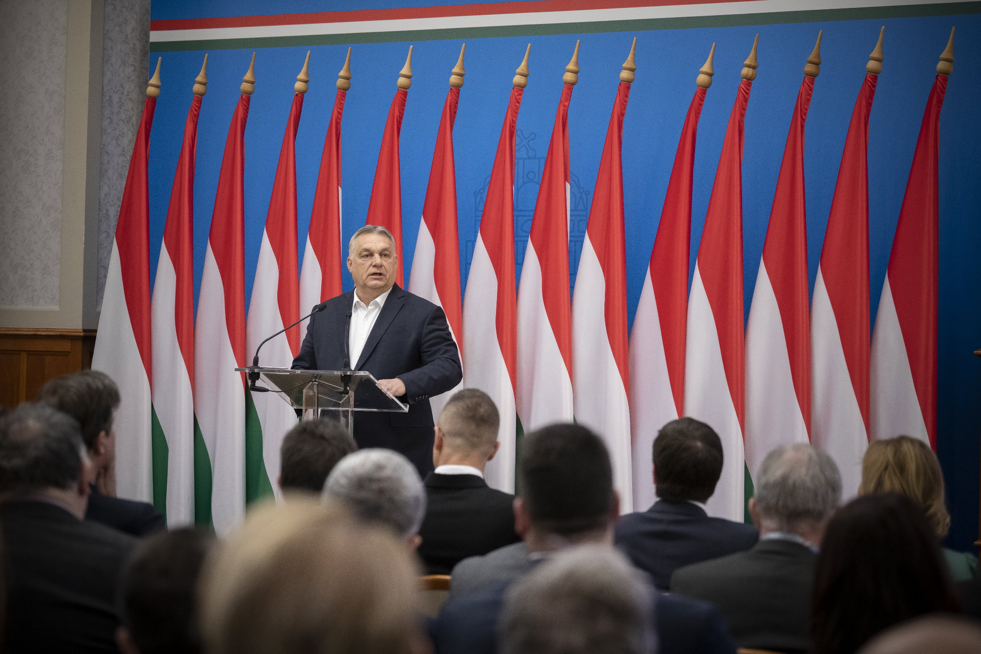Nagyköveteknek tartott eligazítást Orbán Viktor