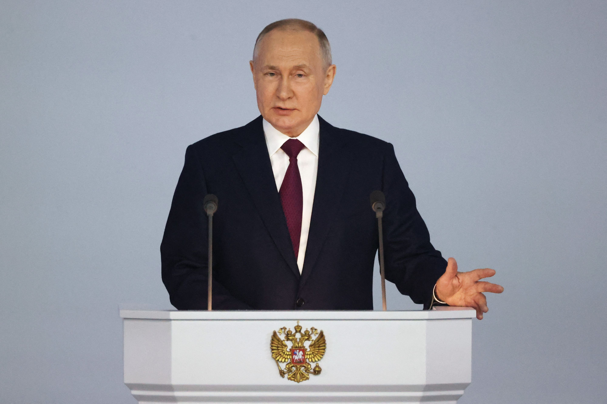 Vlagyimir Putyin: A háborúért a Nyugat a felelős