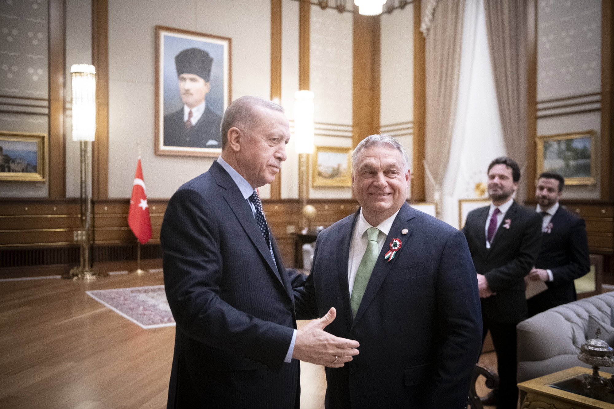 A háborúról is tárgyalt Erdogan és Orbán