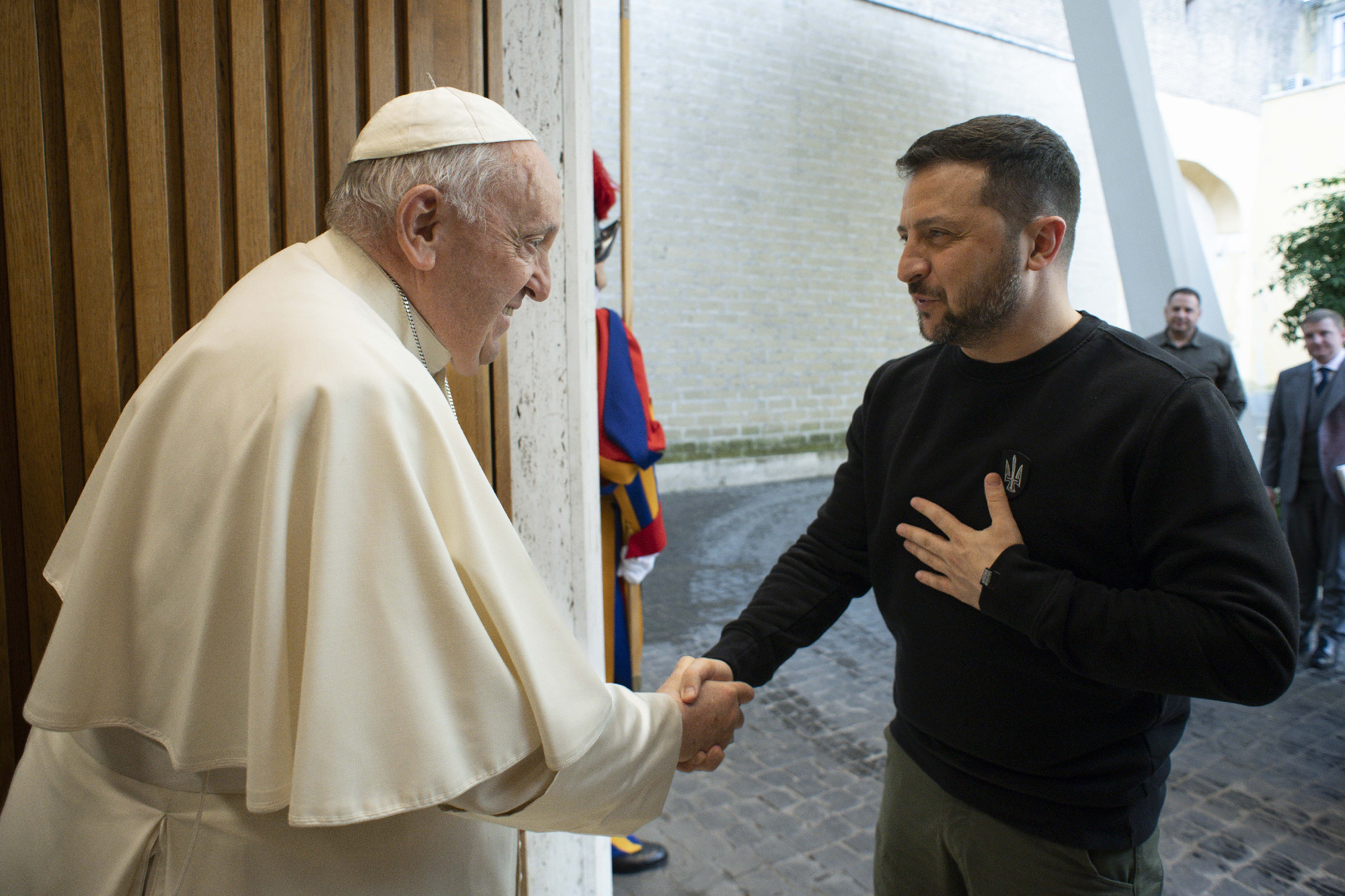 Zelenszkij találkozott Ferenc pápával