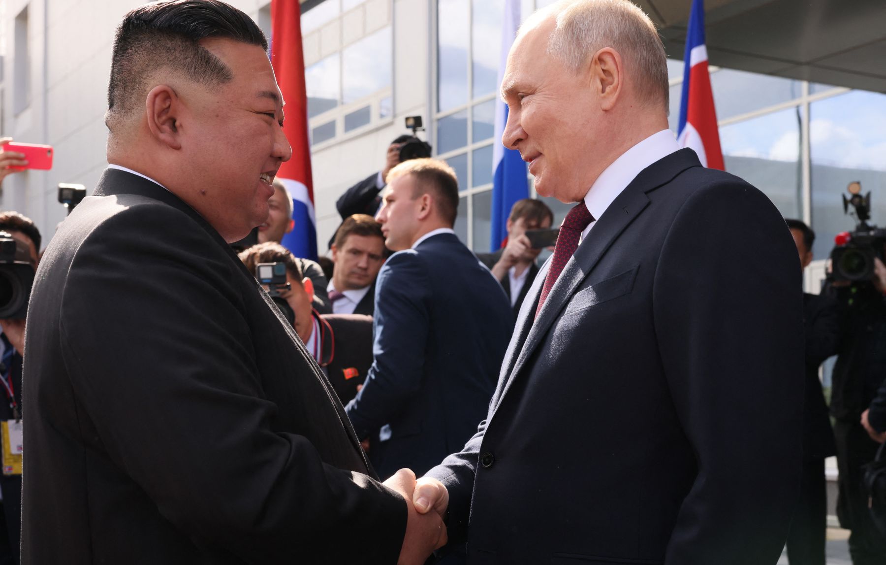Űrközpontban találkozott Vlagyimir Putyin és Kim Dzsongun