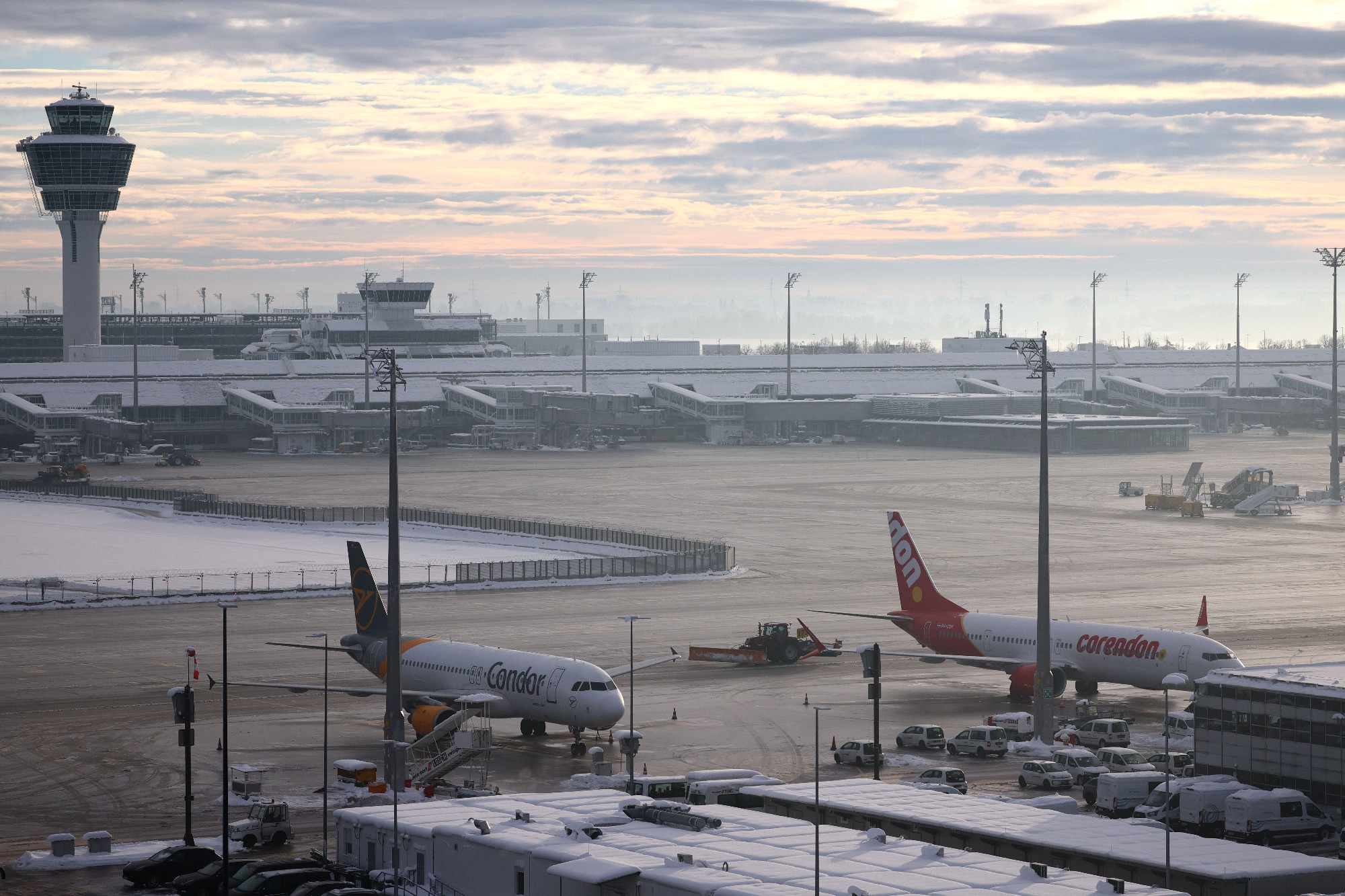 Leállt a müncheni repülőtér az ónos eső miatt