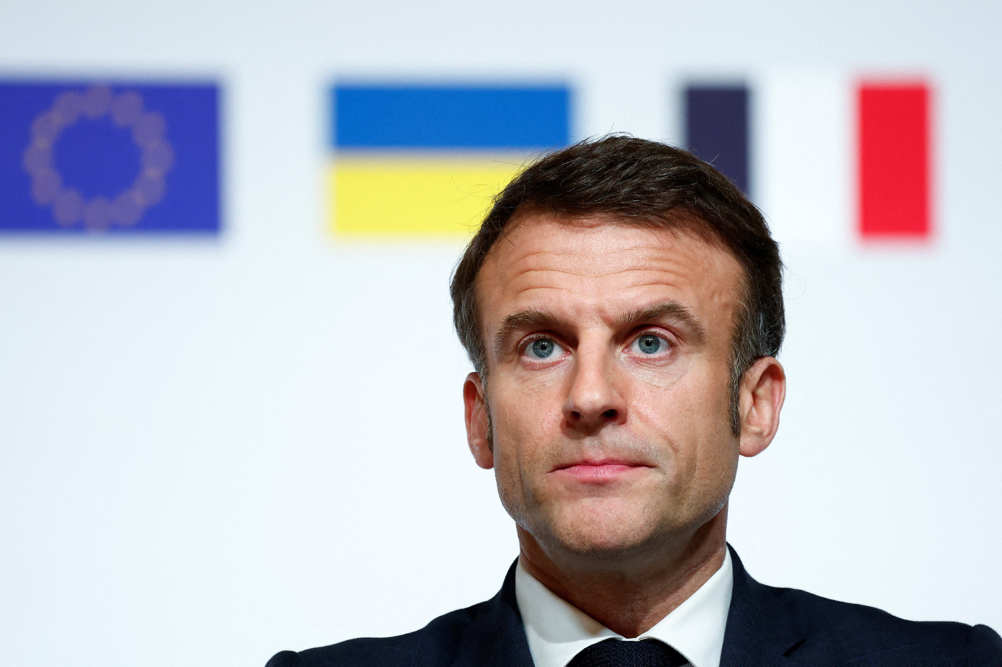 Macron szerint nem kizárt, hogy a Nyugat csapatokat küldjön Ukrajnába