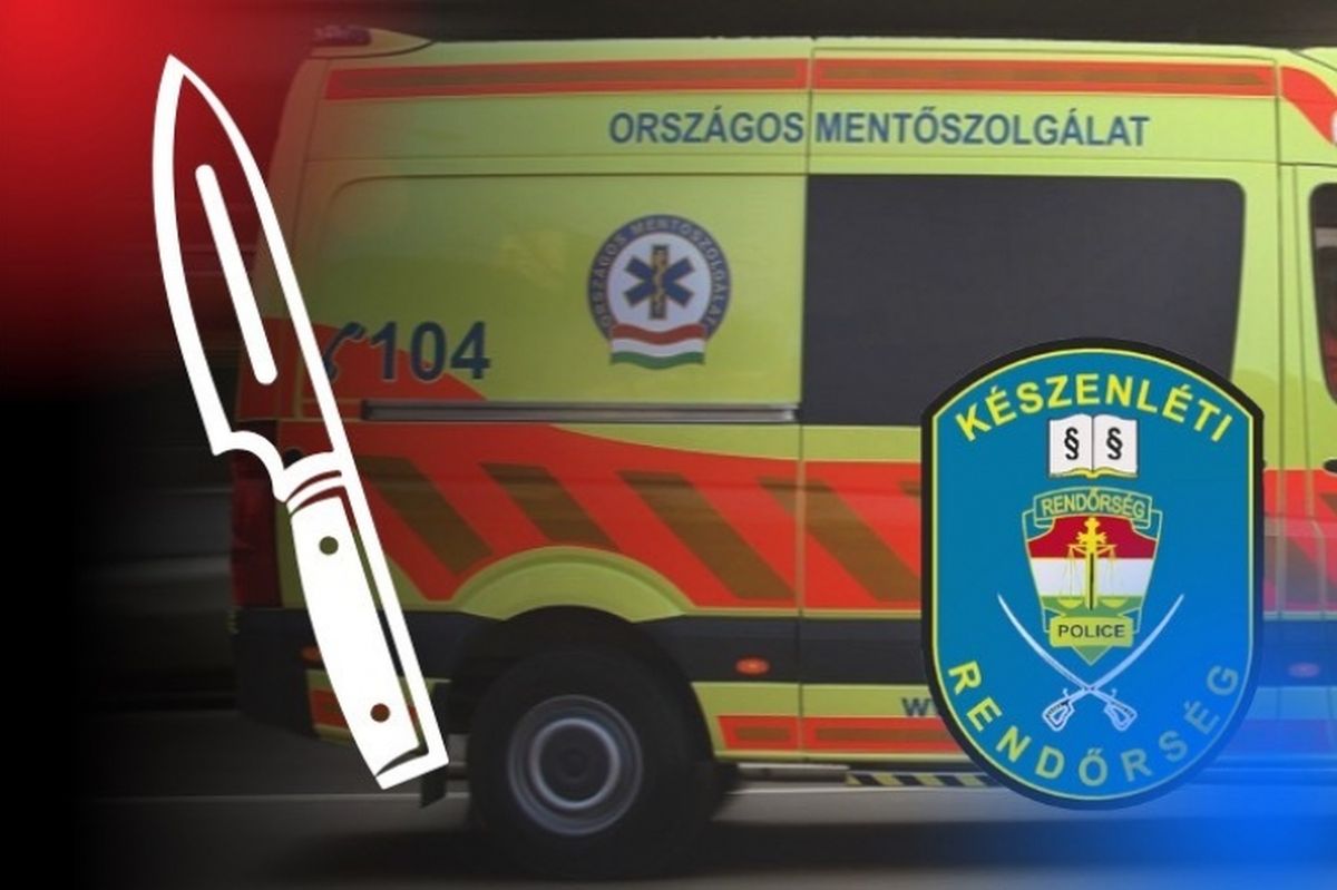 Késsel támadtak egy mentőápolóra Ferencvárosban
