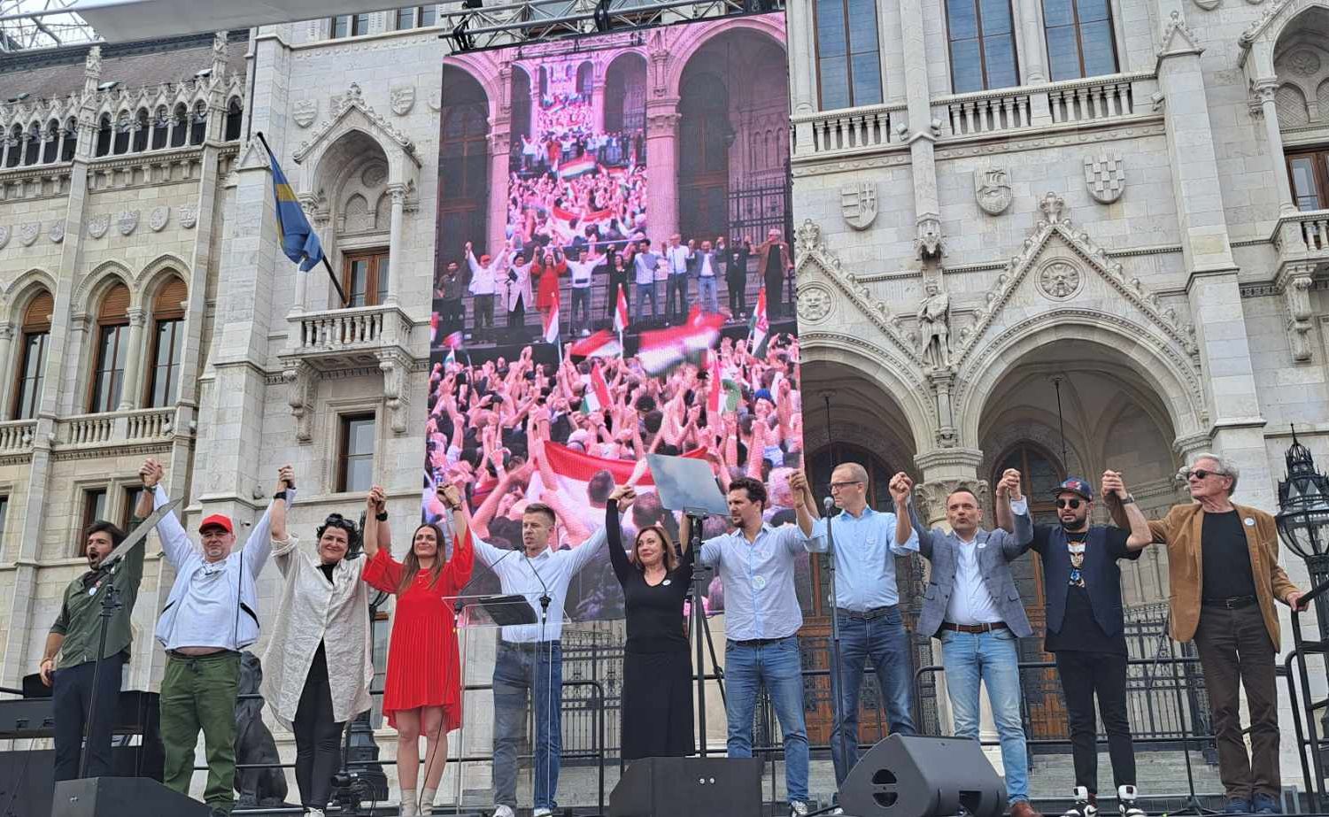 Szavazna Magyar Péter pártjára a református lelkész, aki felszólalt a szombati tüntetésen