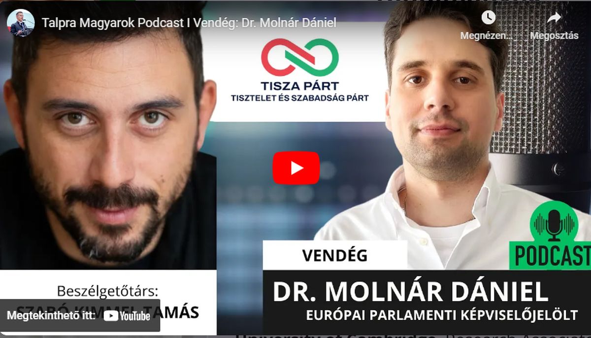 Podcastokban mutatja be a Tisza Párt EP-jelöltjeit