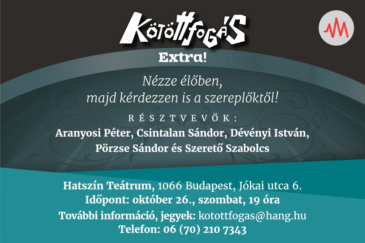  Jelentkezzen az októberi Kötöttfogás Extrára!