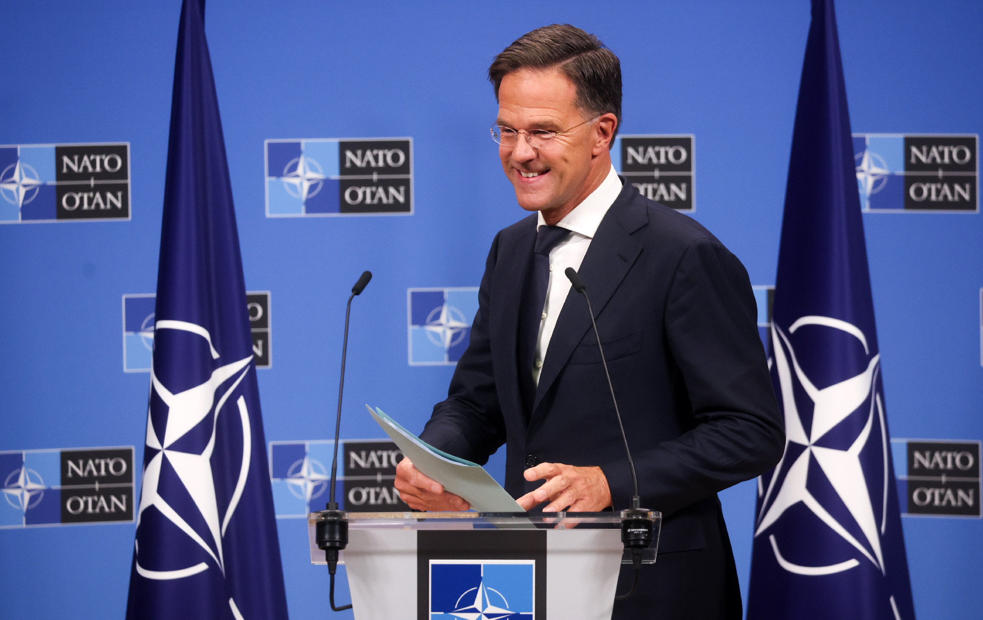 Mark Rutte: Ukrajnának jogos helye van a NATO-ban