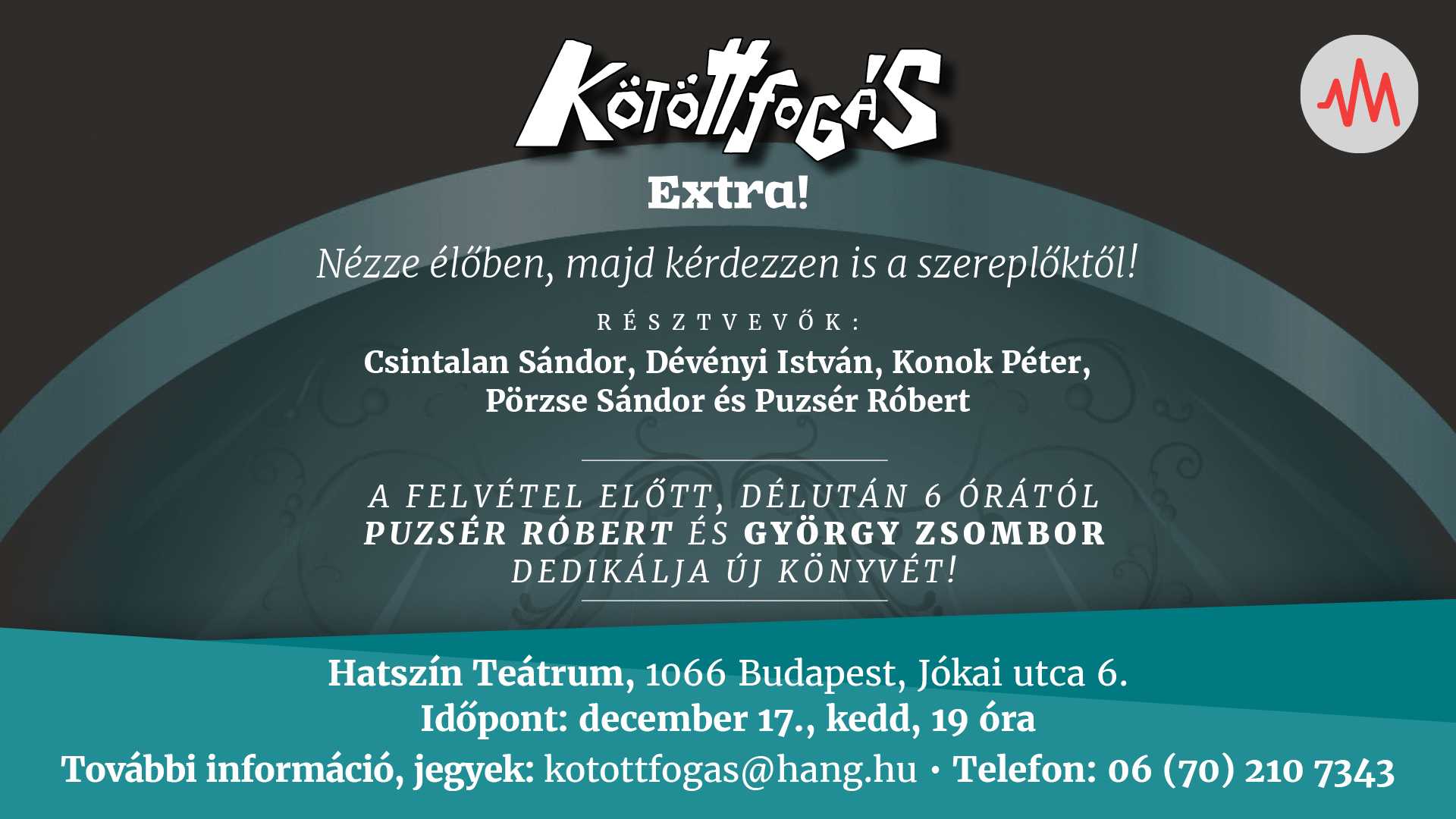 Jelentkezzen a decemberi Kötöttfogás Extrára!