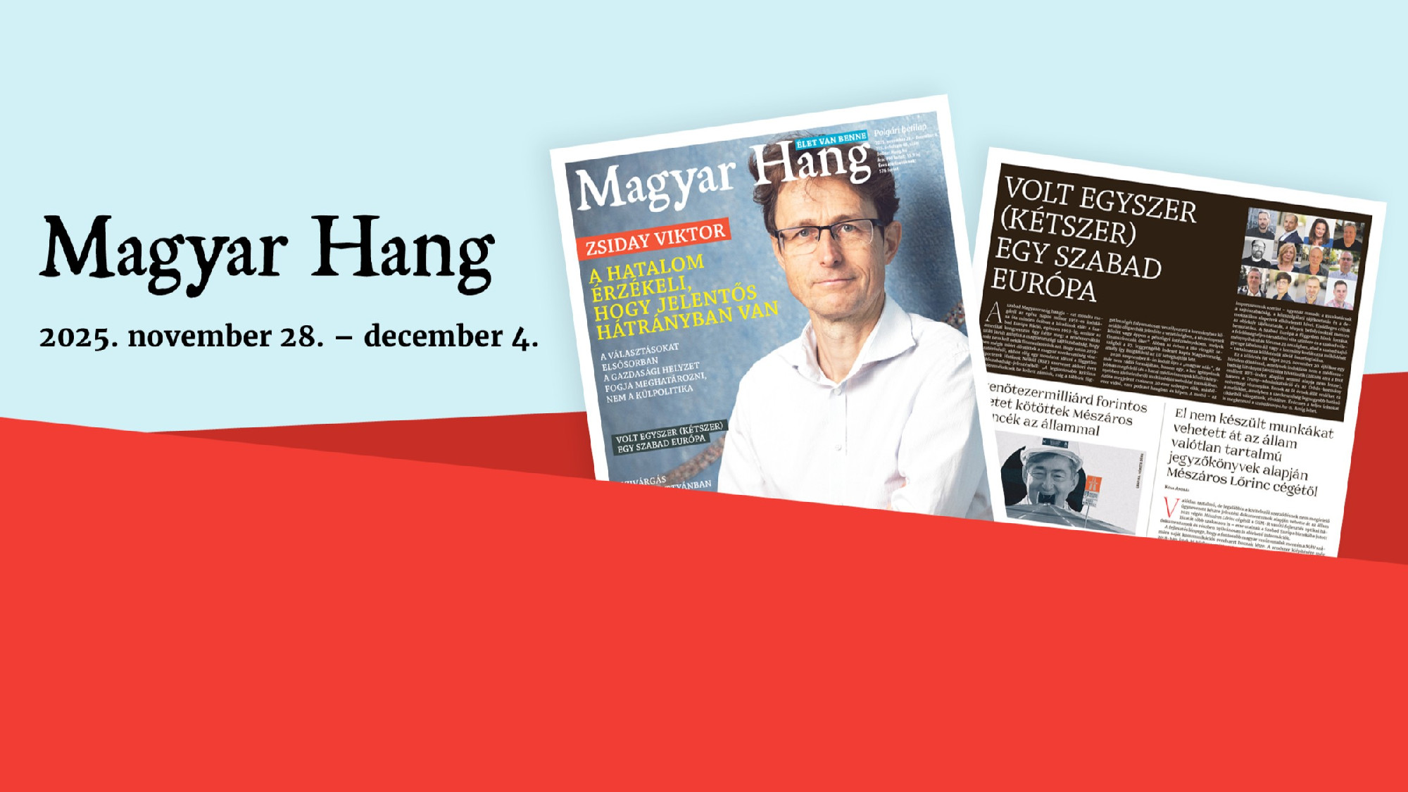 „A hatalom érzékeli, hogy jelentős hátrányban van” – Magyar Hang-ajánló