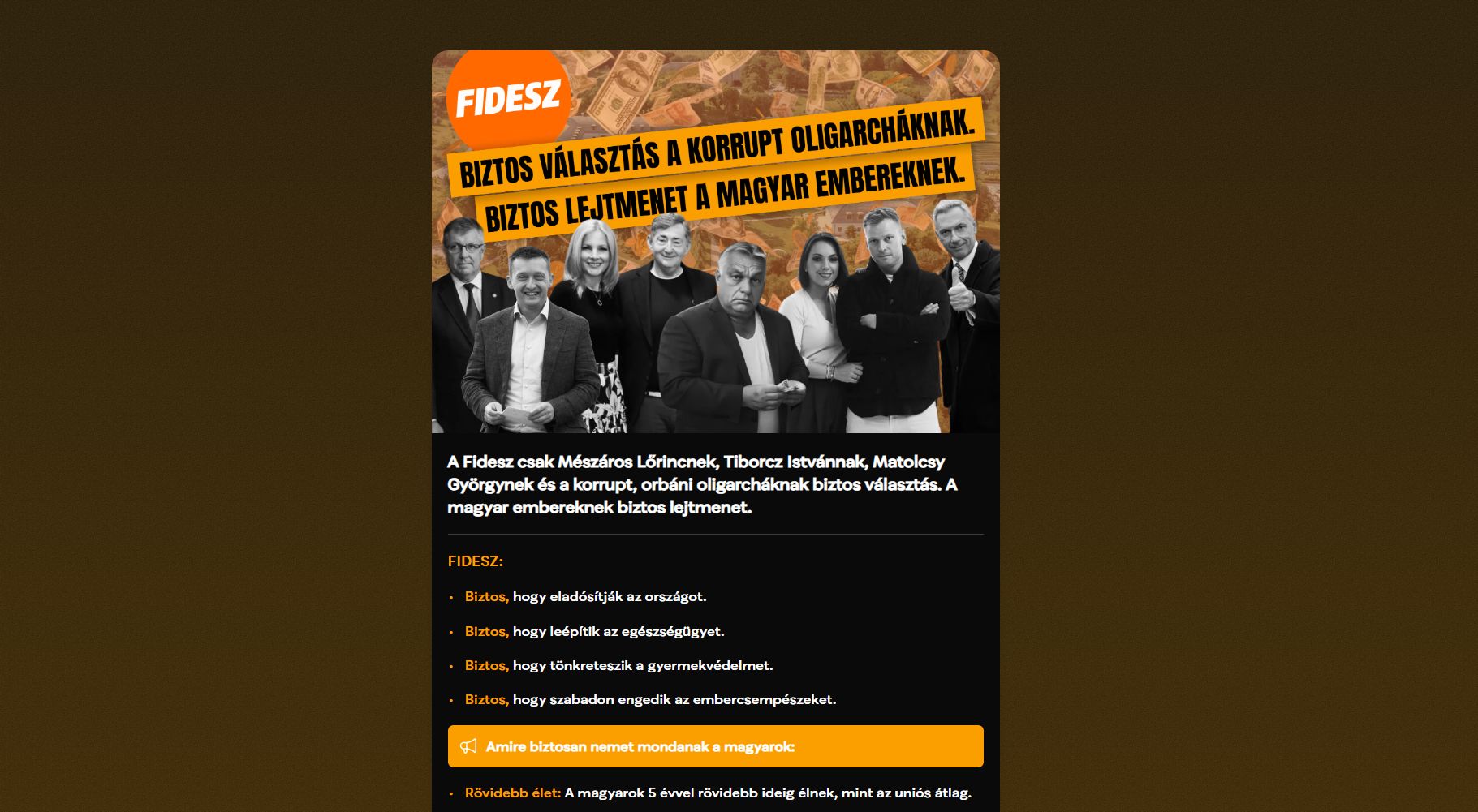 Magyar Péter már vissza is fordította a Fidesz új szlogenjét