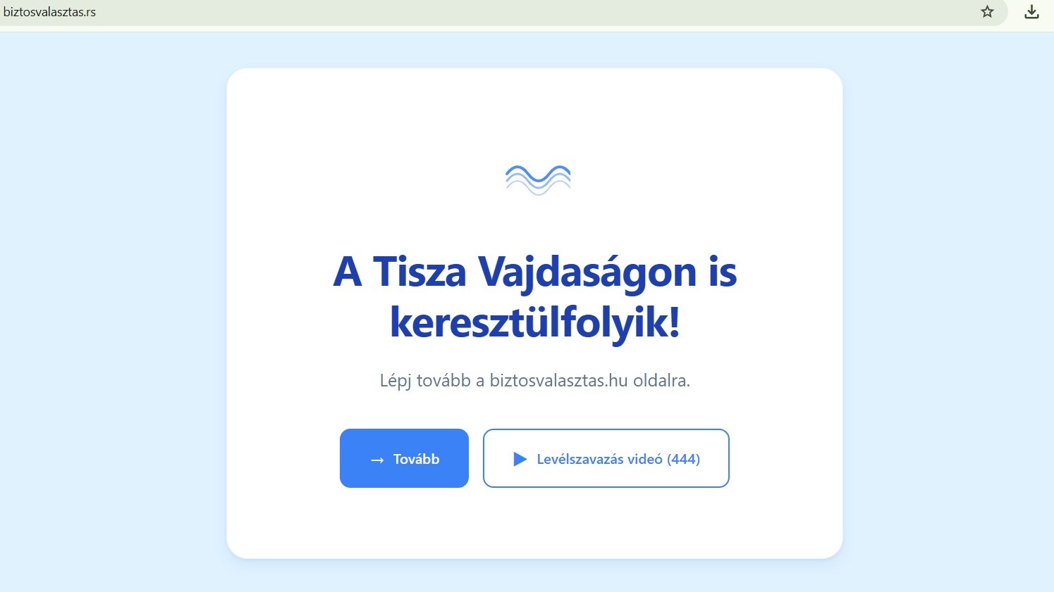 Már Szerbiában is hasít a „Biztos választás”