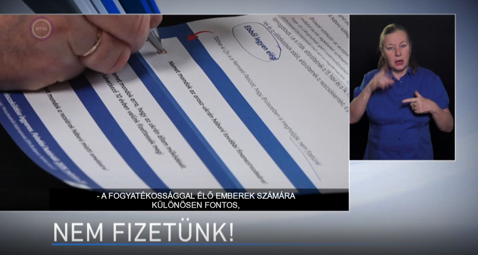 Akadálymentesített félelemkeltés