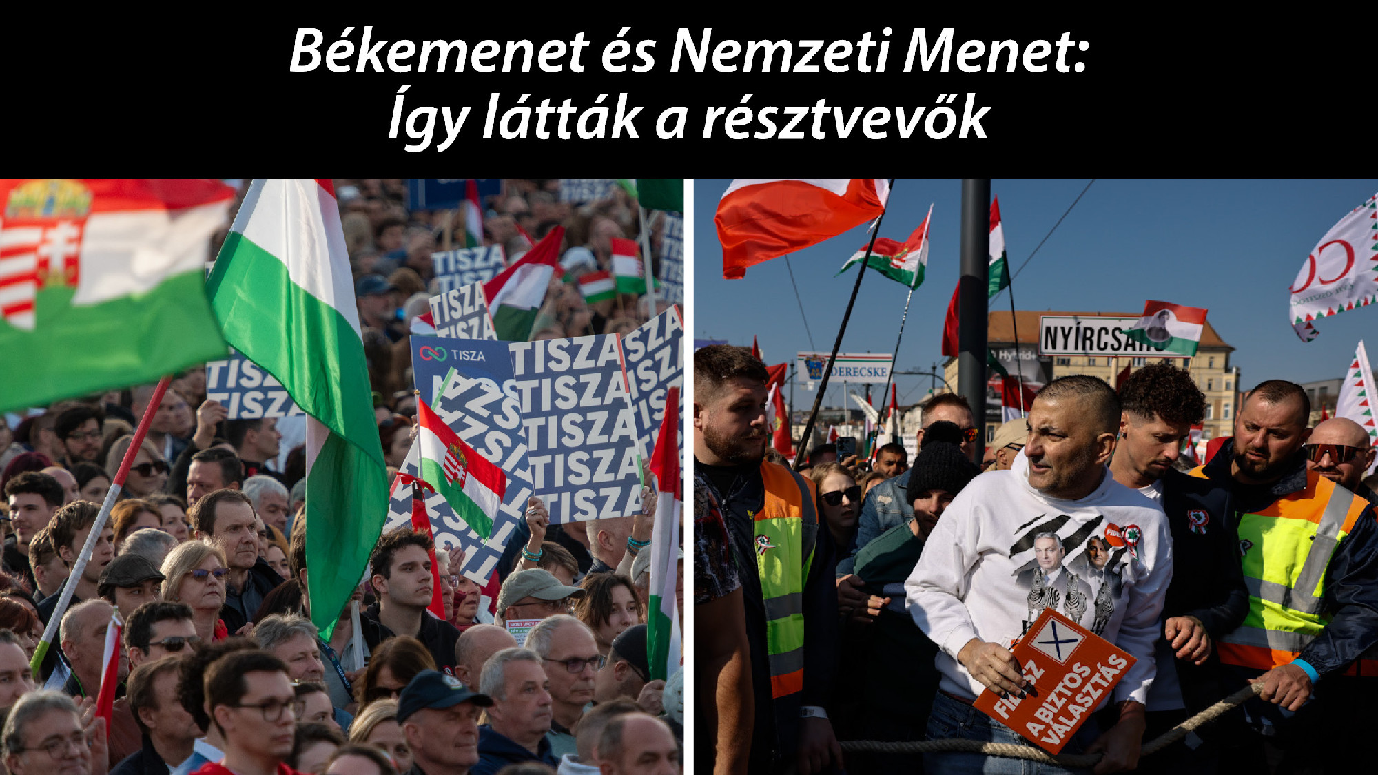 Brüsszel vagy Moszkva a nagyobb fenyegetés? – videóriport a március 15-i vonulásokról