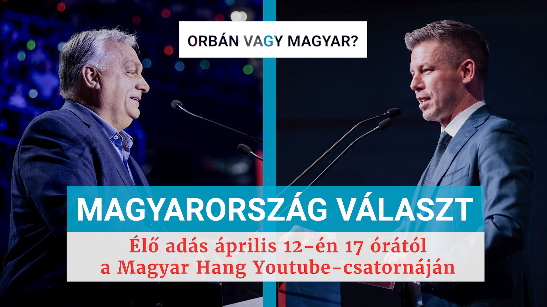 Élő választási műsor a Magyar Hang Youtube-csatornáján