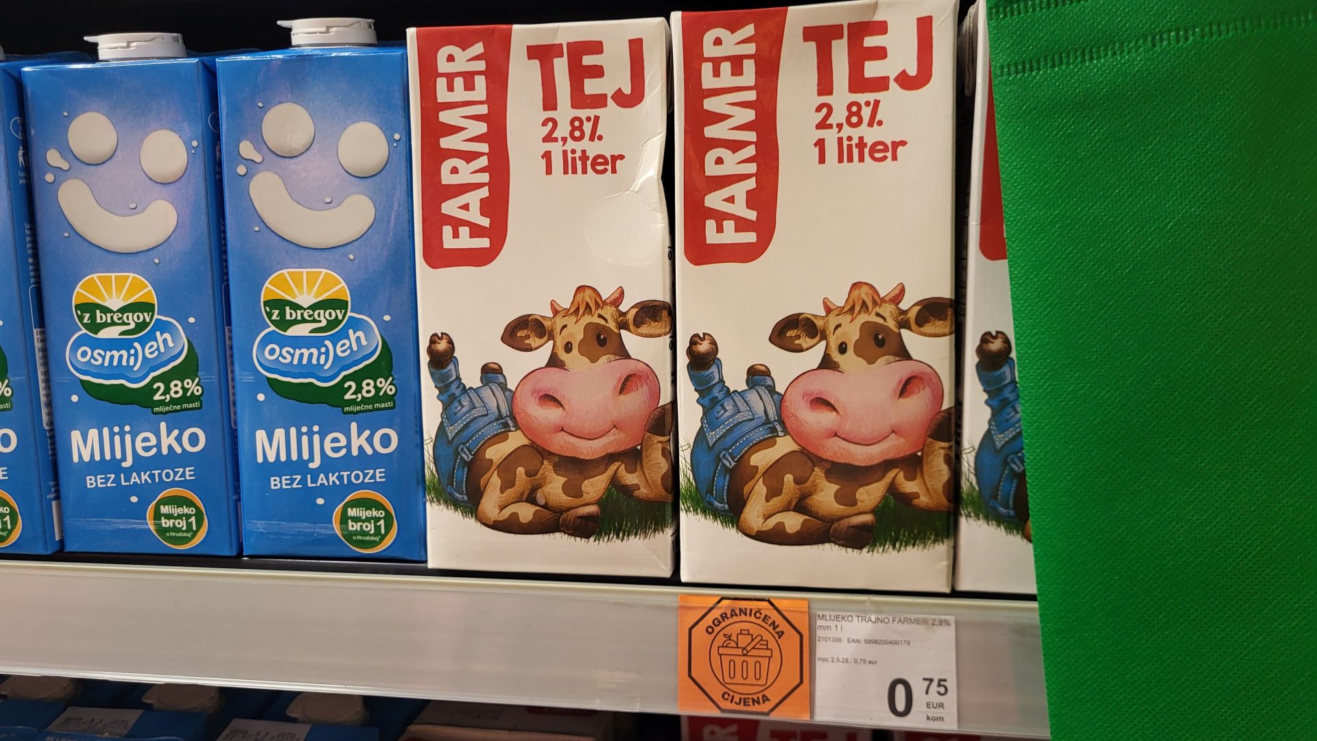 Már a magyarok járnak Horvátországba vásárolni, mert ott olcsóbb