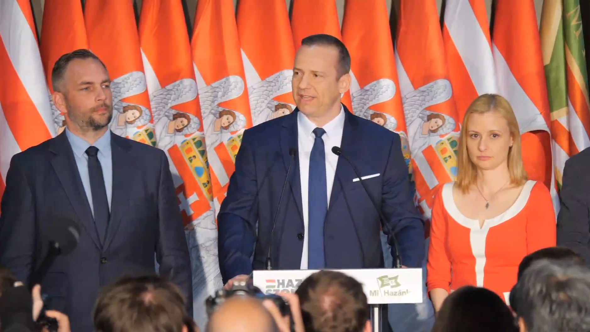 Toroczkai László már a Mi Hazánk eredményértékelőjén nekiment Magyar Péternek (videó)