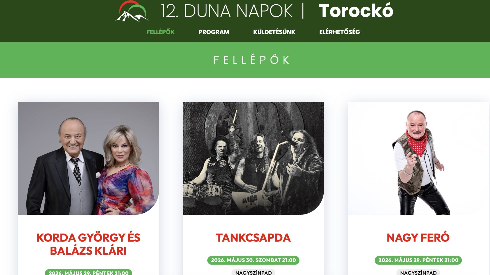 Fideszes kampányarcokkal rendez fesztivált a Duna TV május végén
