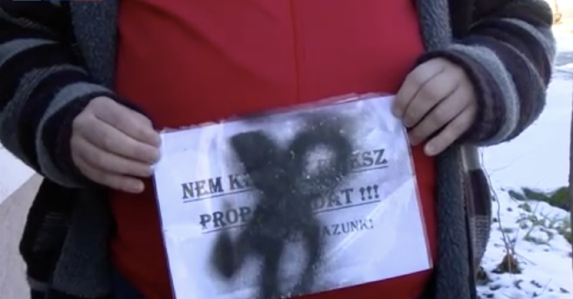 Kiírta a postaládára, hogy nem kér Fidesz-propagandát, megrongálták a házát és belőttek a kertjébe