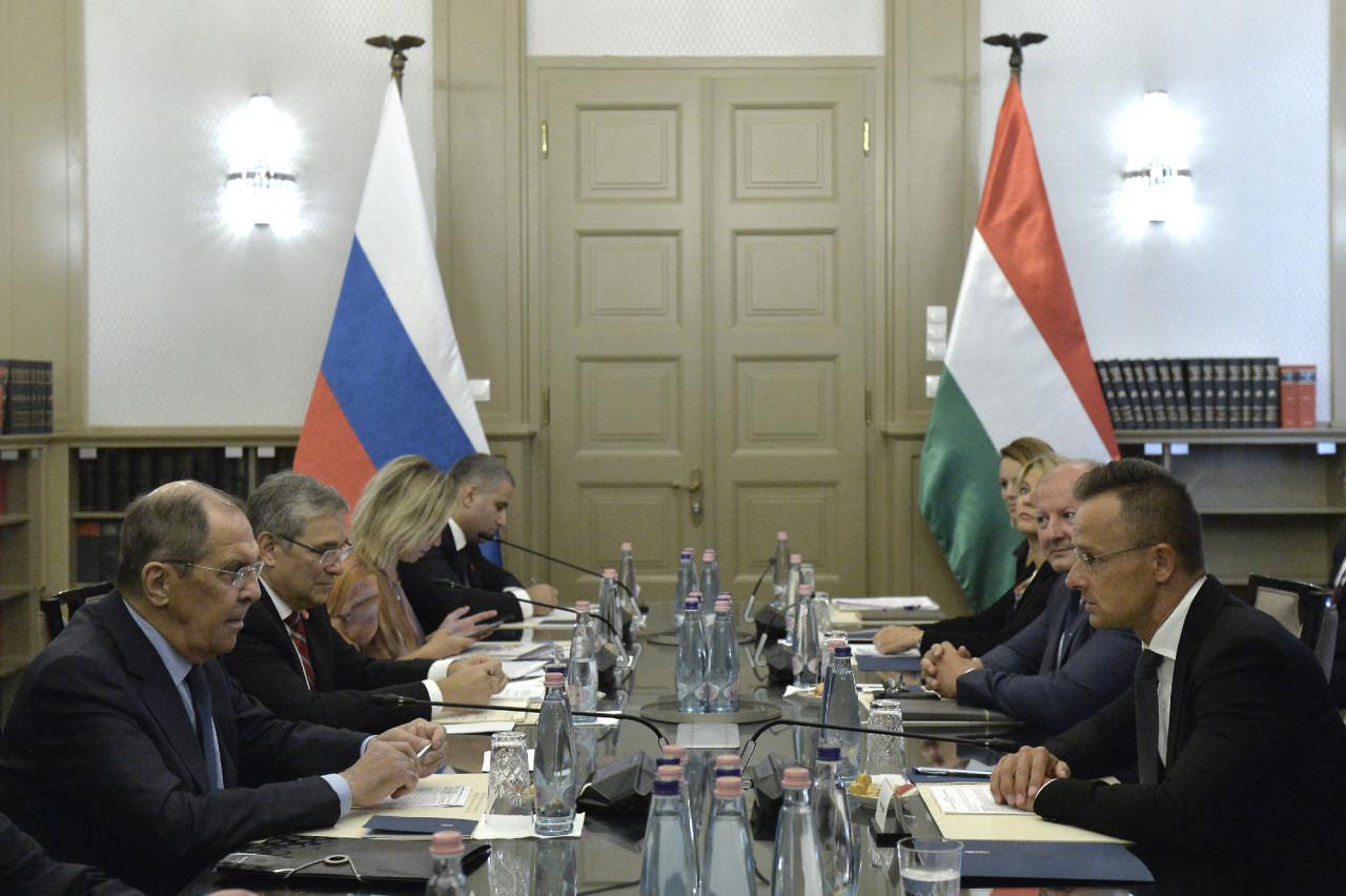 Szijjártó Péter és Szergej Lavrov találkozója