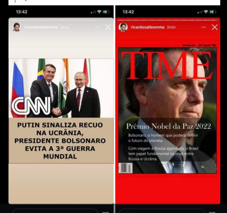 Jair Bolsonaro hívei lelkesen osztják a közösségi média felületein a különböző fake news képeket. (Fotó: Twitter)