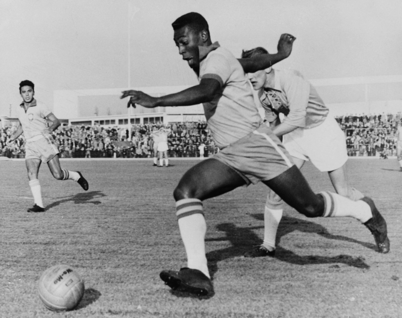 Pelé 1960-ban a brazil válogatottban (Fotó: AFP via Europress/Central Press)