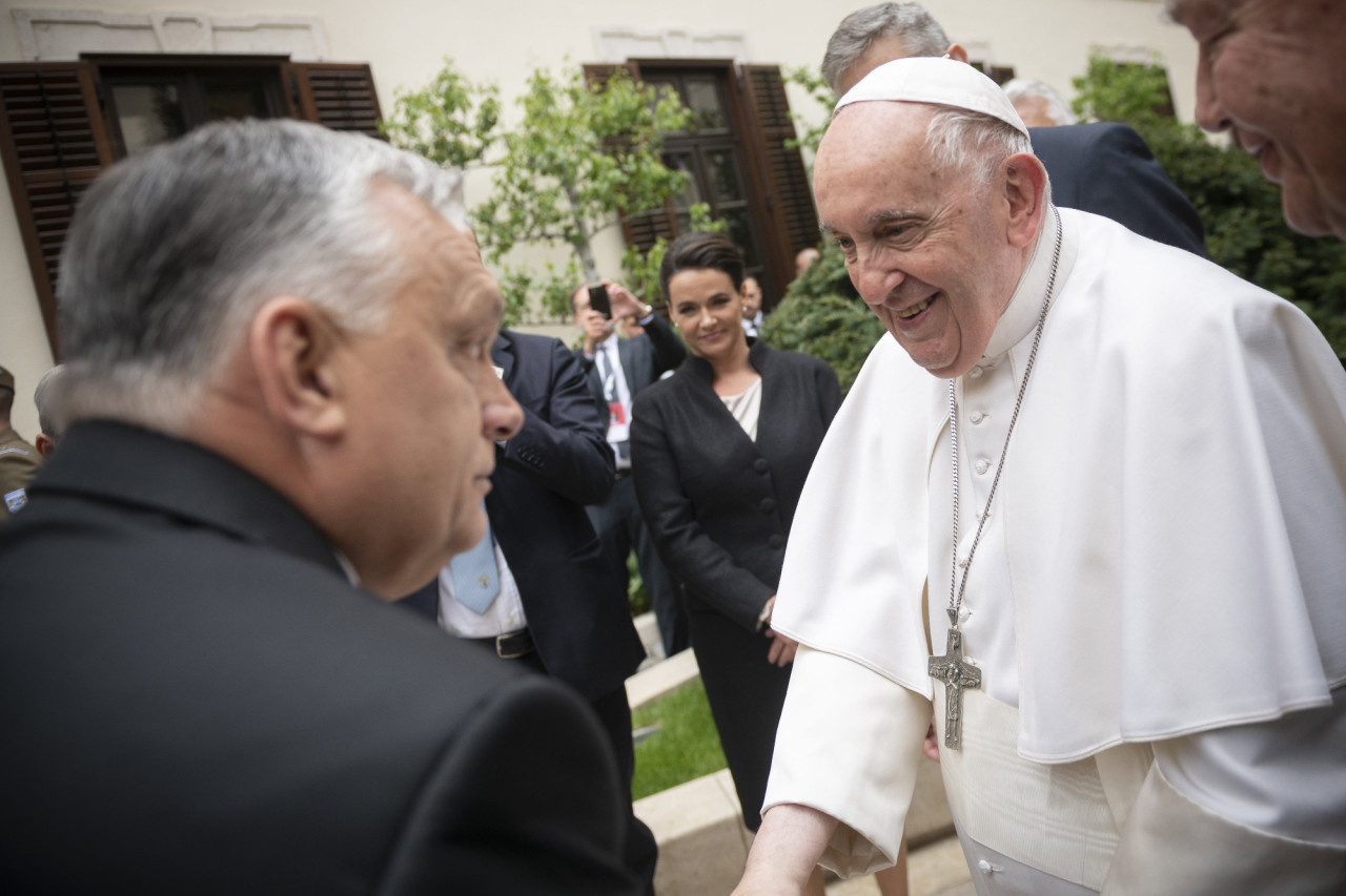 Pápalátogatás - Ferenc pápa találkozója Orbán Viktorral