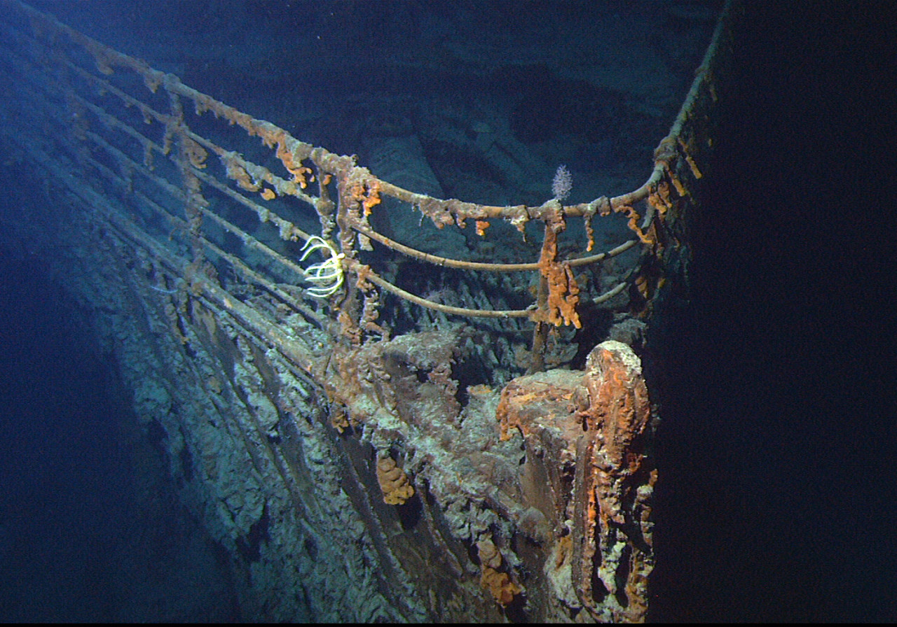 A Titanic az elsüllyedés után (Fotó: Wikipédia)