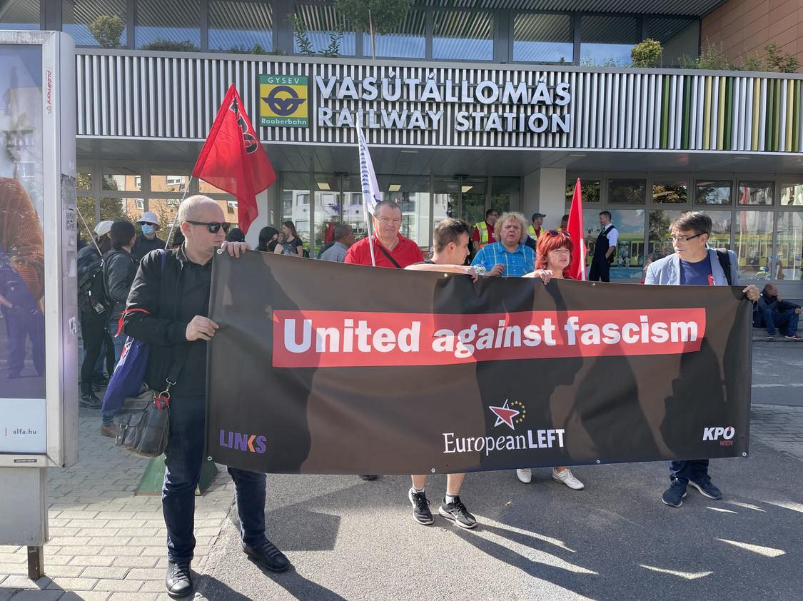 Tiltakozás a neonácik konferenciája ellen